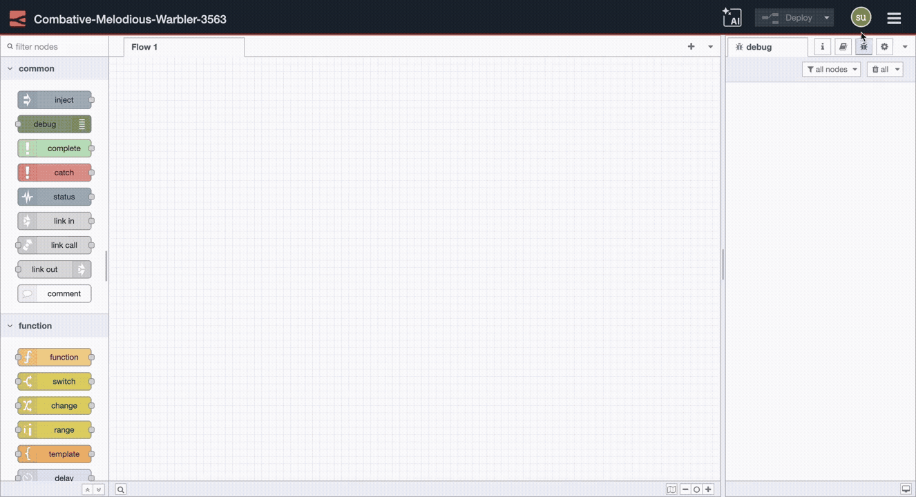 Installing a Node-RED node through the Palette Manager Installing a Node-RED node through the Palette Manager in the Node-RED editor